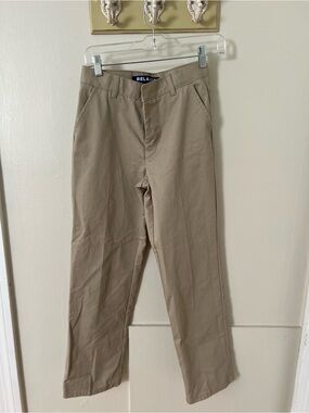 Relaxed Boys' Tan Dress Chinos